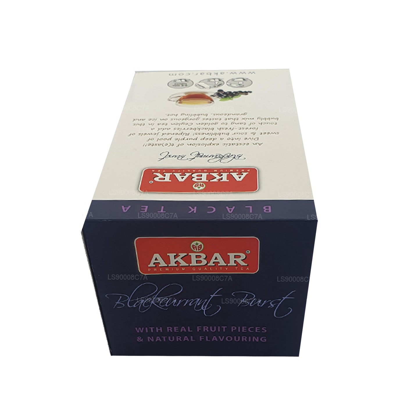 Akbar Blackcurrant Burst (40 g) 20 theezakjes in folie