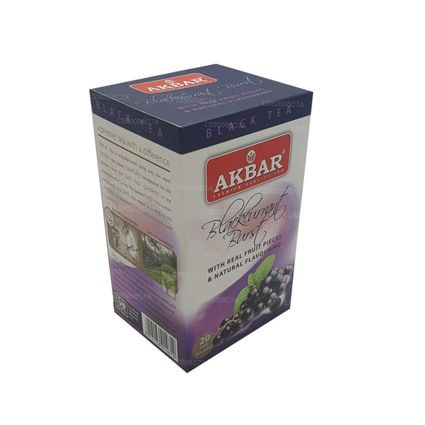 Akbar Blackcurrant Burst (40 g) 20 theezakjes in folie