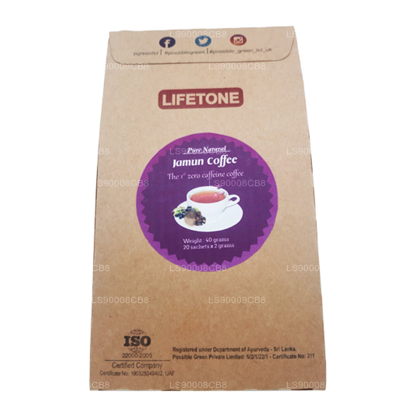 Lifetone Jamun Seed Coffee (40 g)