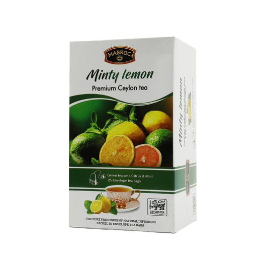 Mabroc Fruity Range Minty Lemon (37.5g) 25 theezakjes