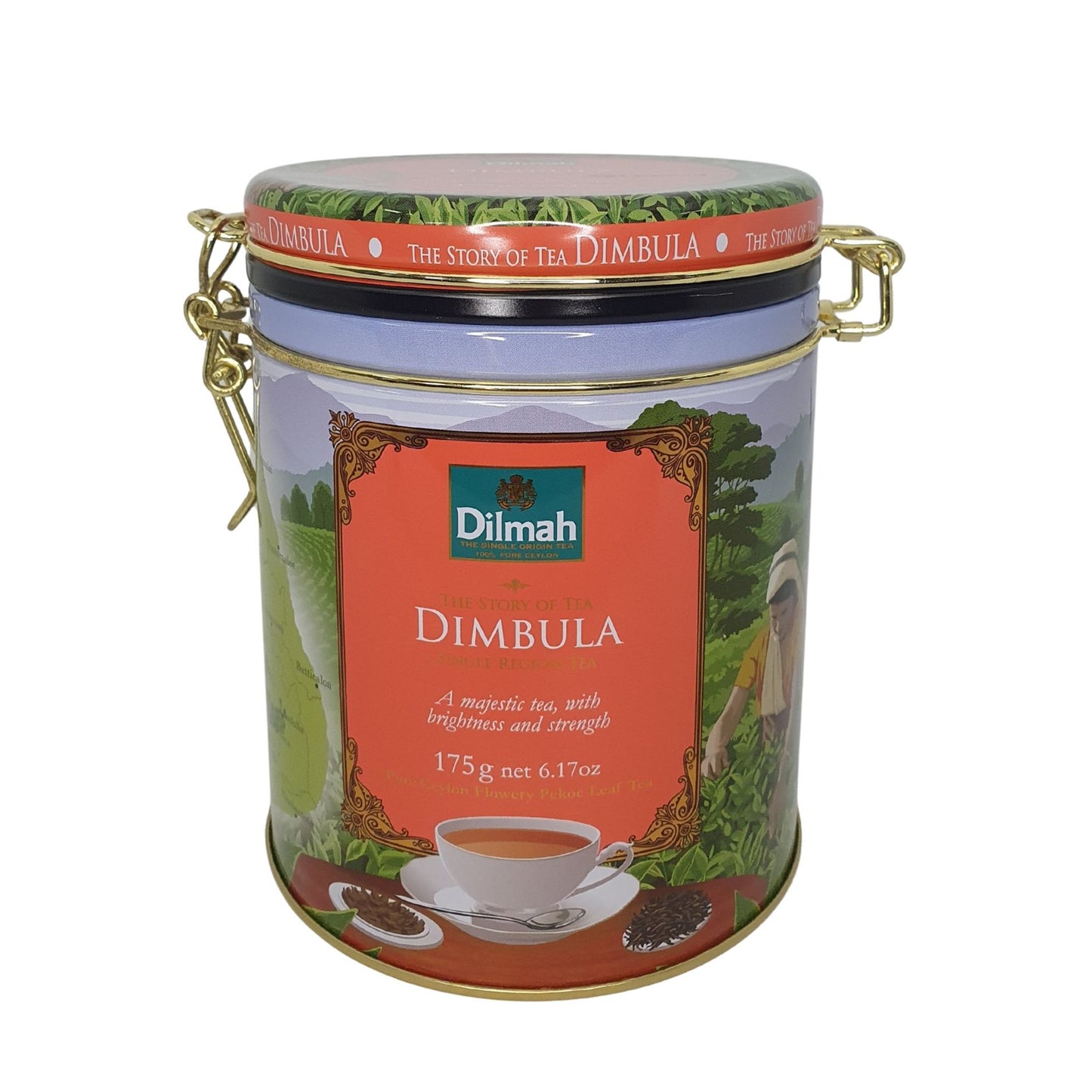 Dilmah Het verhaal van thee Dimbula (175 g) theebus