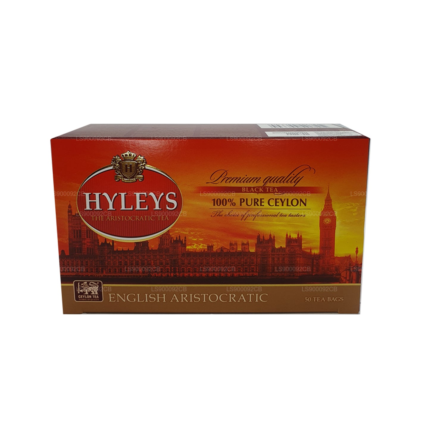 HYLEYS zwarte thee van topkwaliteit, 50 theezakjes (100 g)