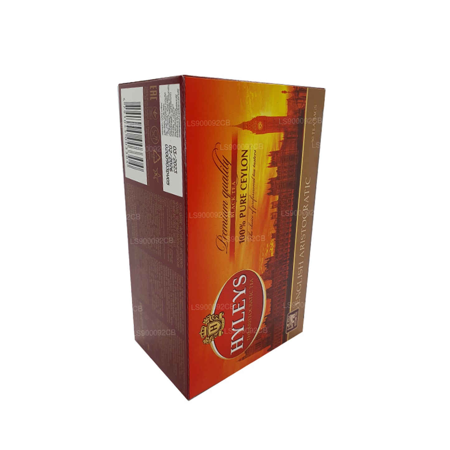HYLEYS zwarte thee van topkwaliteit, 50 theezakjes (100 g)