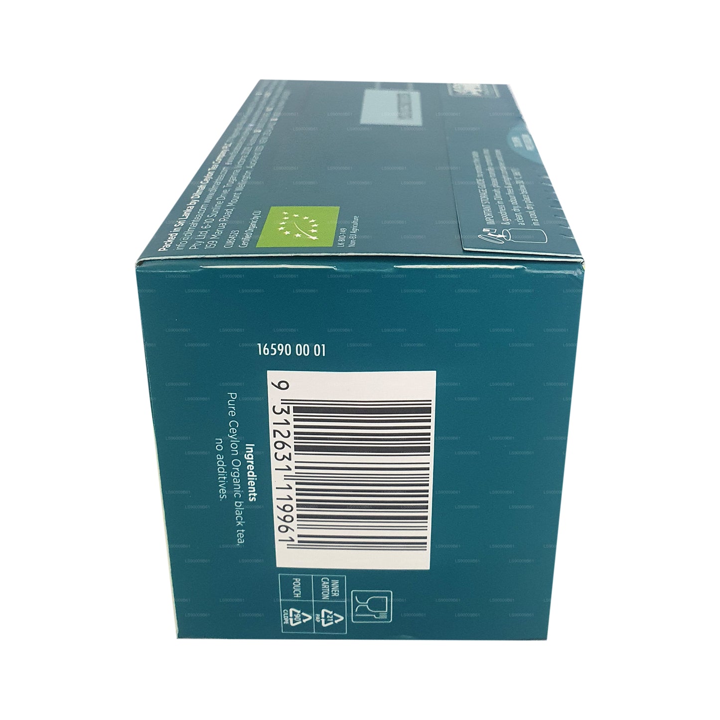 Dilmah biologische thee (100 g) 50 theezakjes