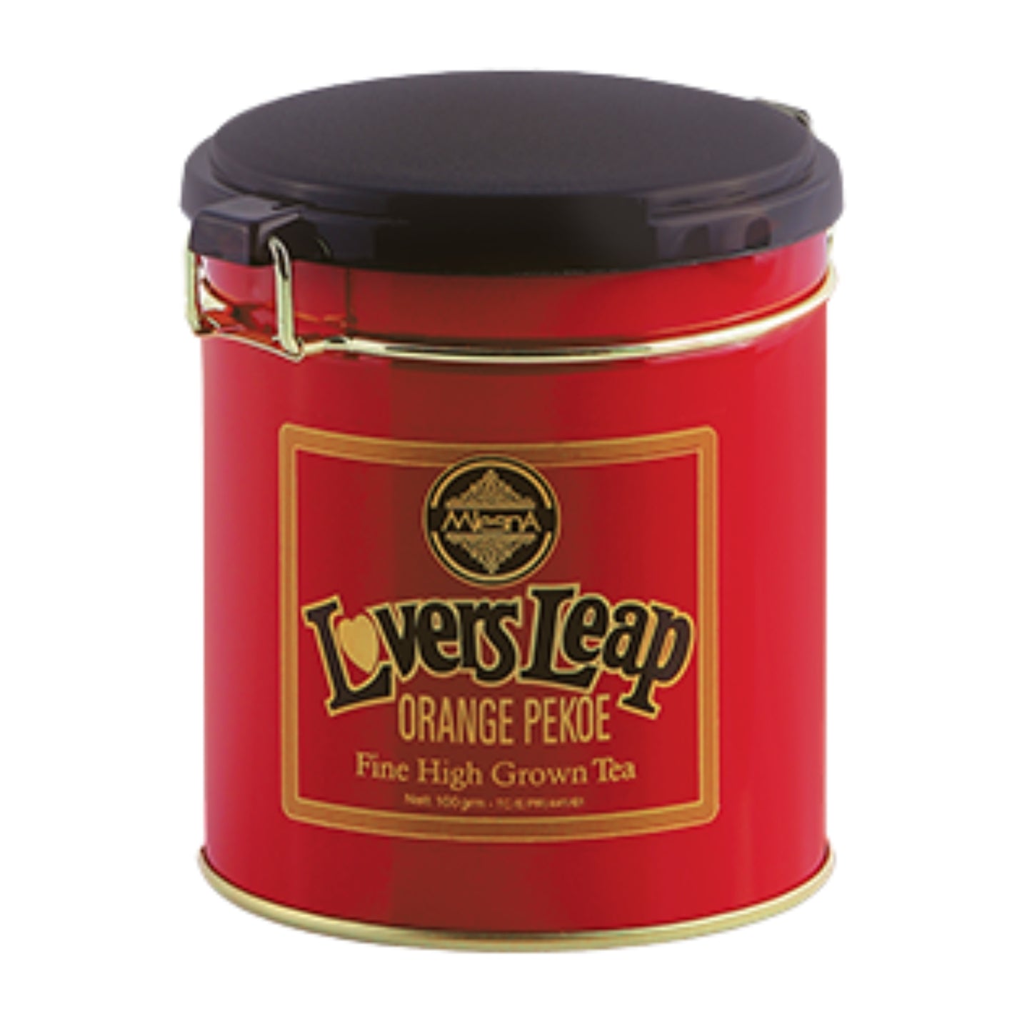 Mlesna Lover's Leap O.P. thee in een metalen blikje (100 g)