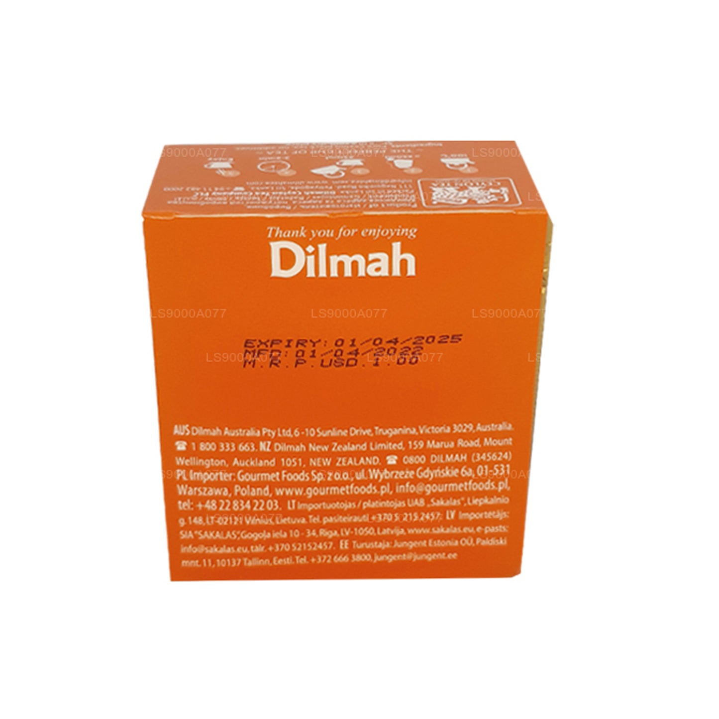 Dilmah Ceylon Supreme 10 theezakjes (20g)