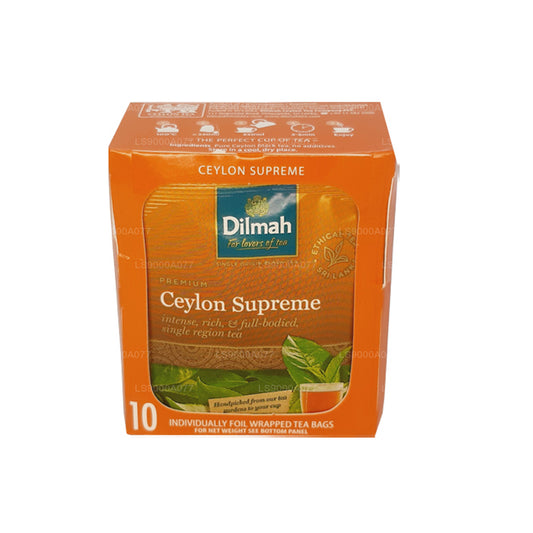Dilmah Ceylon Supreme 10 theezakjes (20g)