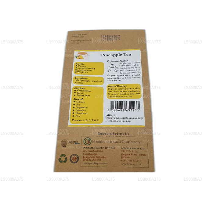 Lifetone Ananasthee (40 g)