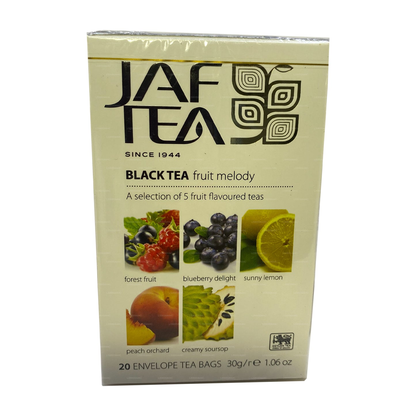 Jaf Tea Pure Fruits Collection Zwarte thee Fruit Melody (30 g) 20 theezakjes