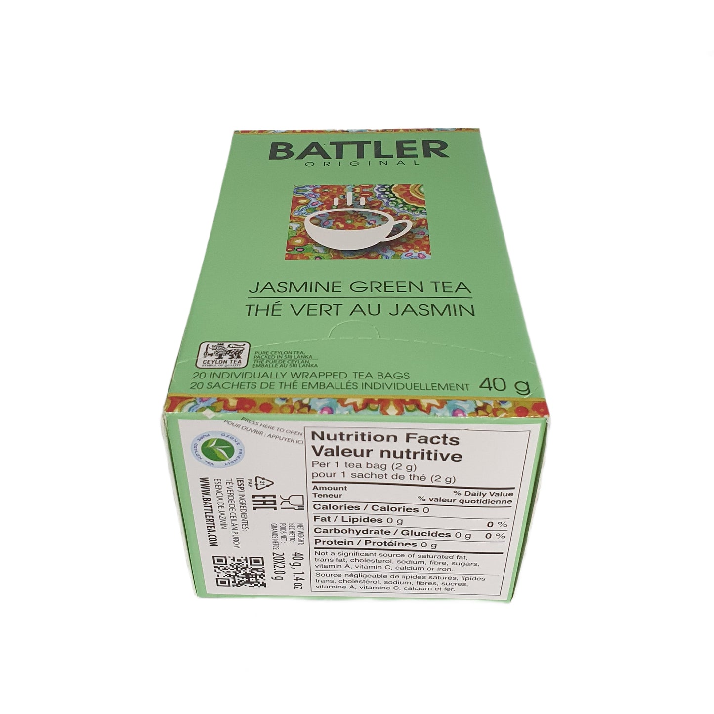 Battler Original Jasmine Green Tea (40 g) 20 theezakjes