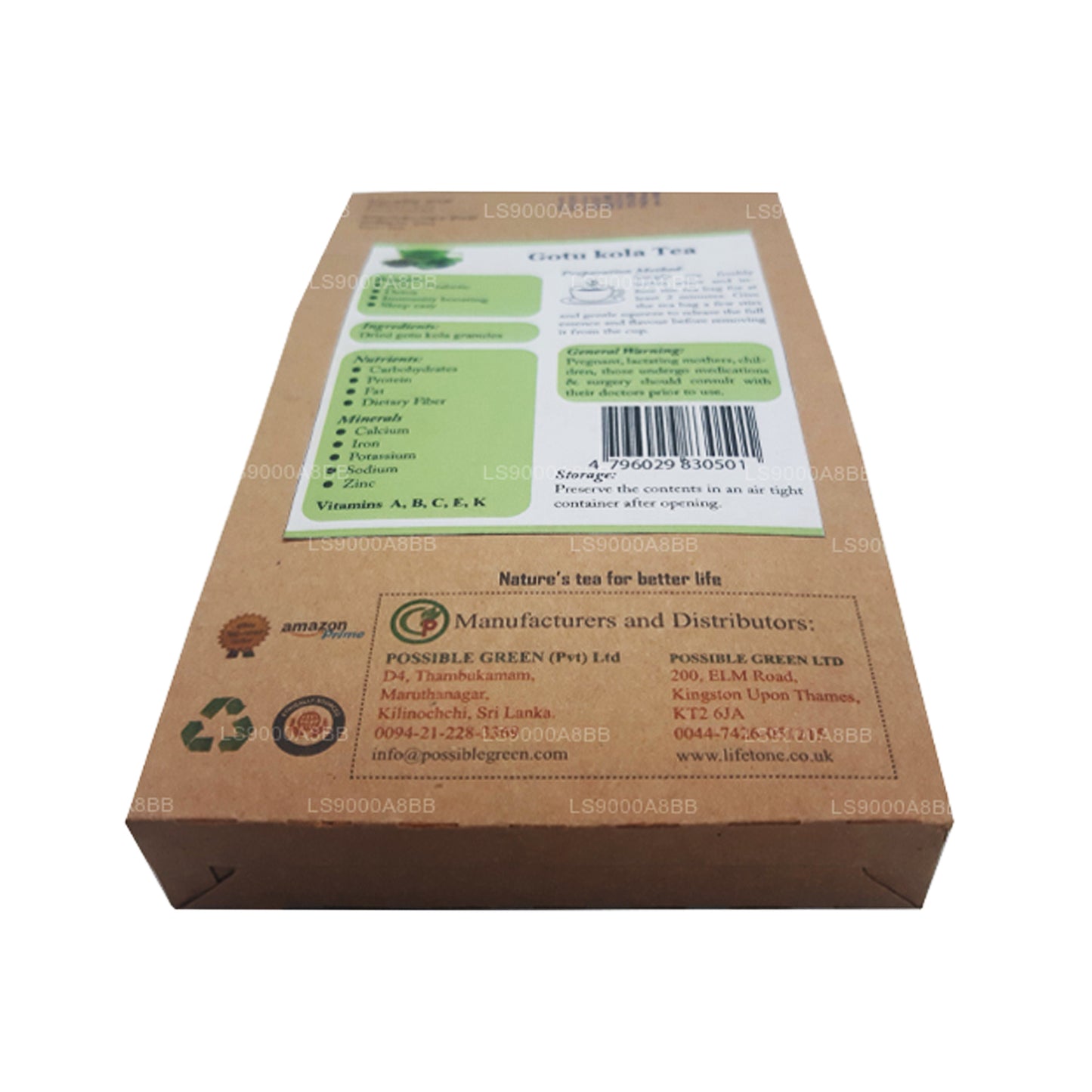 Lifetone Gotukola-thee (30 g)