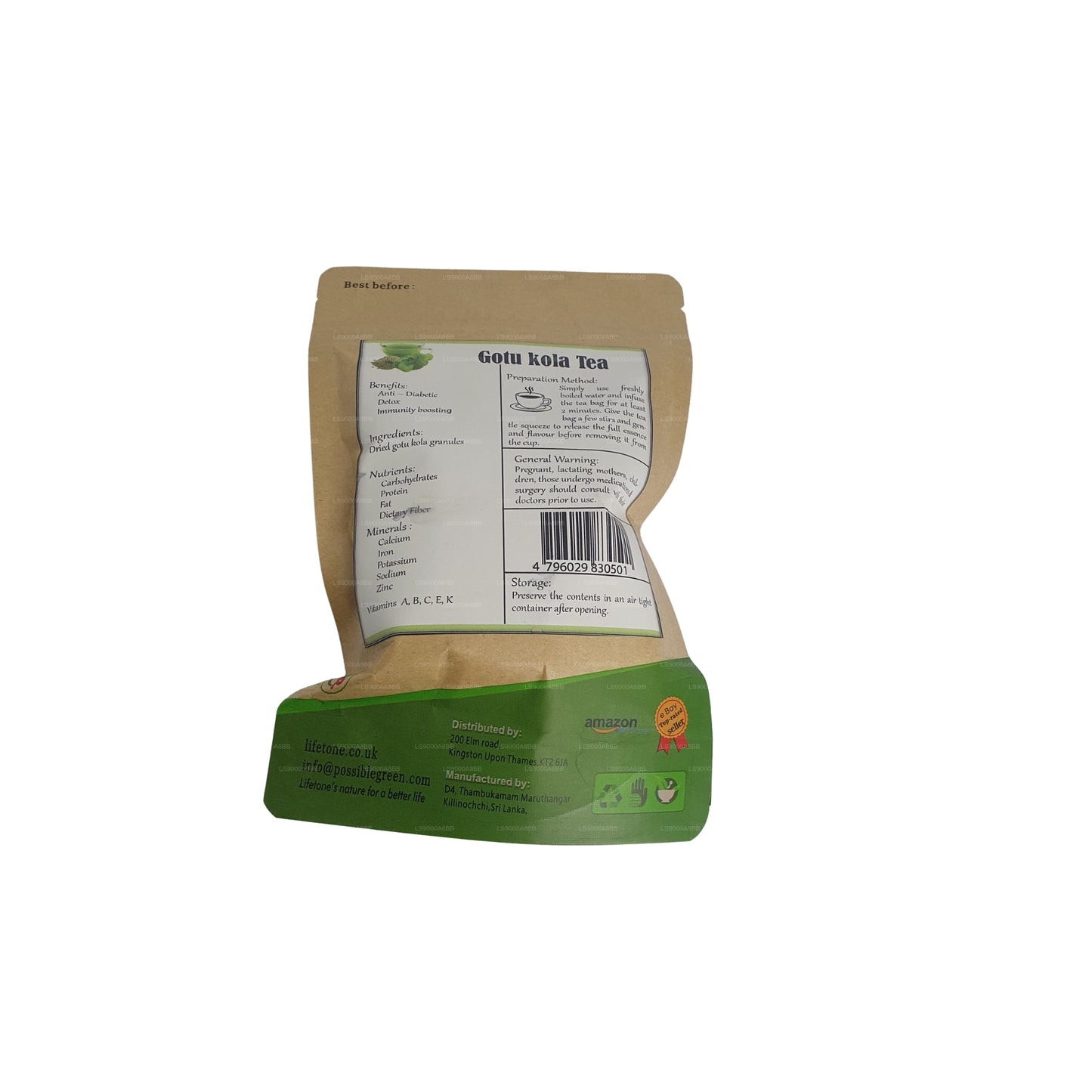 Lifetone Gotukola-thee (30 g)