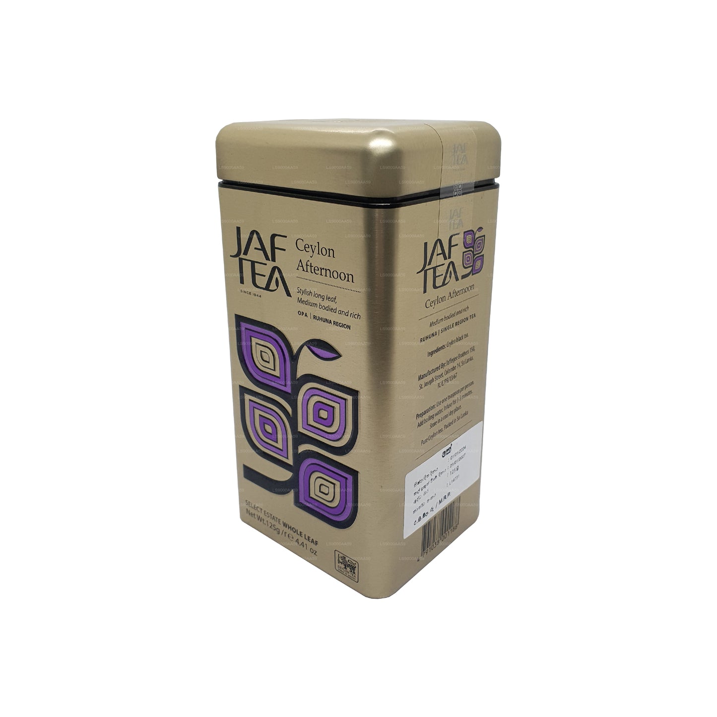 Jaf Tea Classic Gold Collection Ceylon middagcaddy (125 g)
