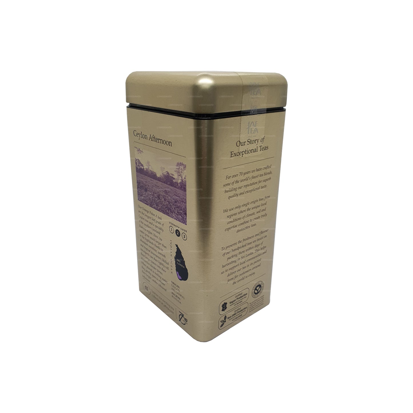 Jaf Tea Classic Gold Collection Ceylon middagcaddy (125 g)