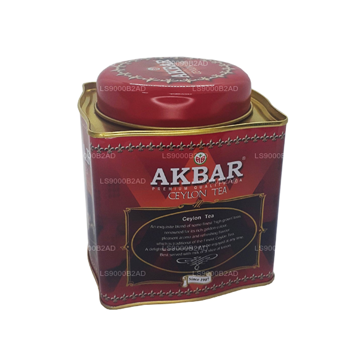 Akbar Classic Ceylon-theebladthee (250 g) blikje