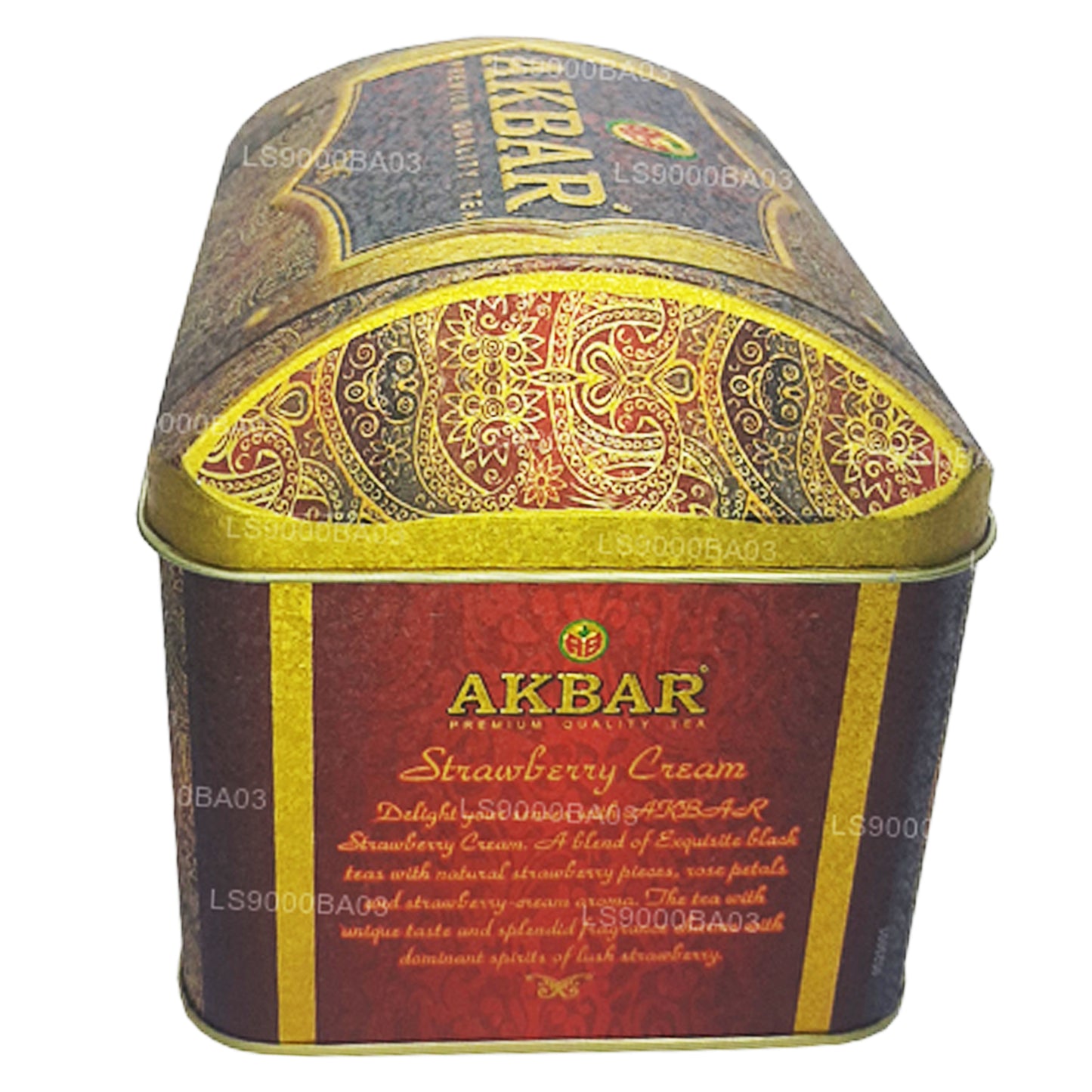 Akbar Exclusive Collection Treasure Box met aardbeiencrème (250 g)
