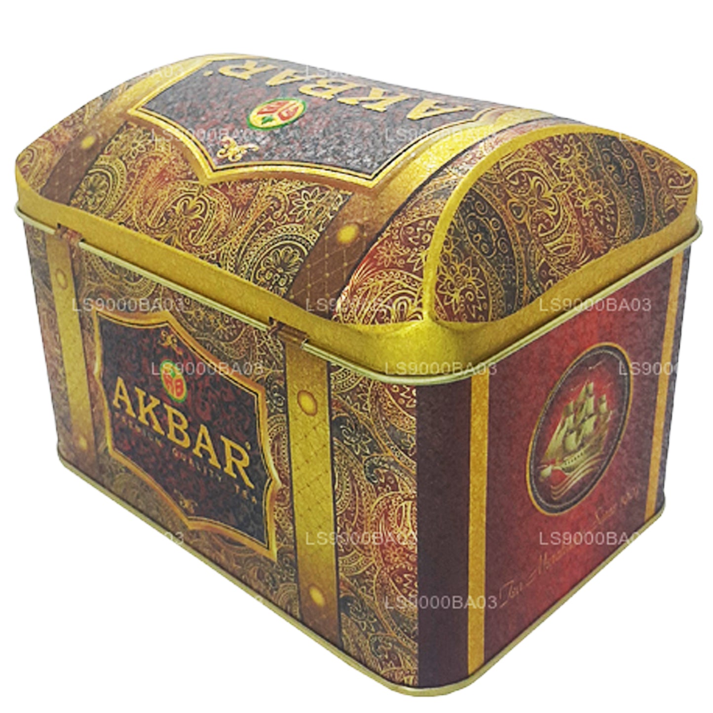 Akbar Exclusive Collection Treasure Box met aardbeiencrème (250 g)