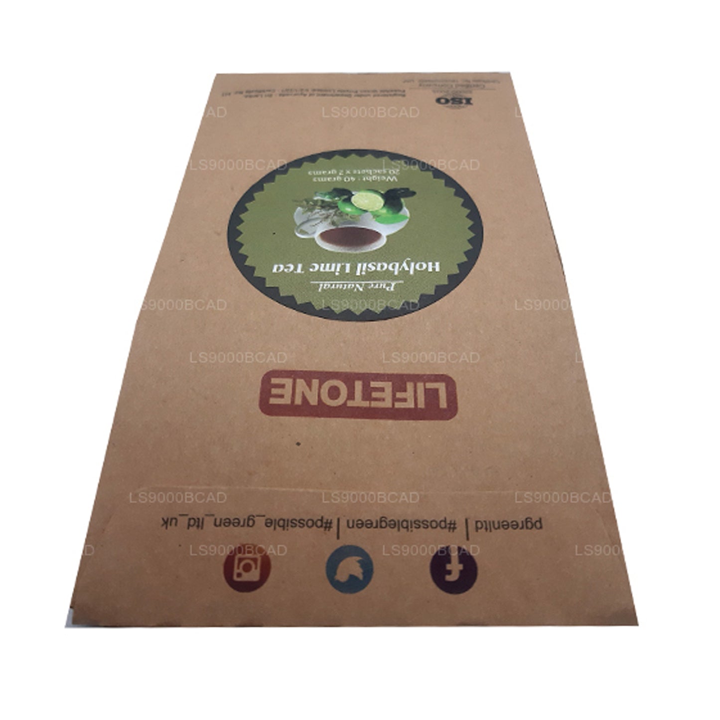 Lifetone Limoenthee met heilige basilicum (40 g)