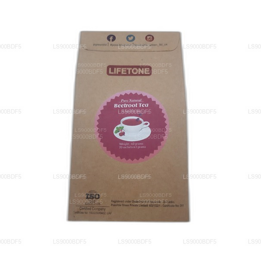 Lifetone rode bietenthee (40 g)