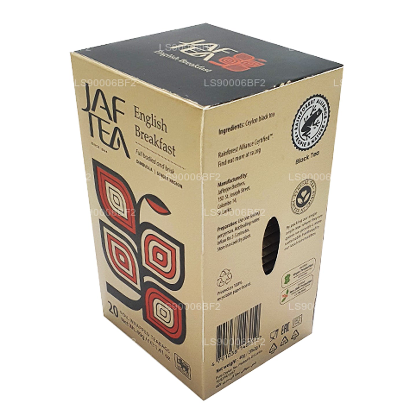 Jaf Tea English Breakfast (40 g) 20 theezakjes