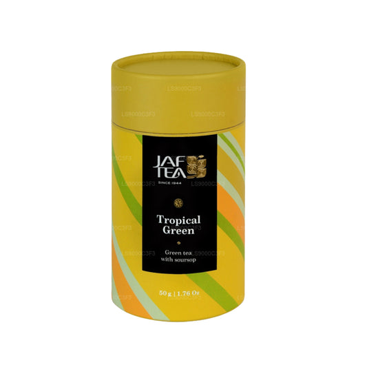 Jaf Tea Trophical Green - Groene thee met zuurzak (50 g)