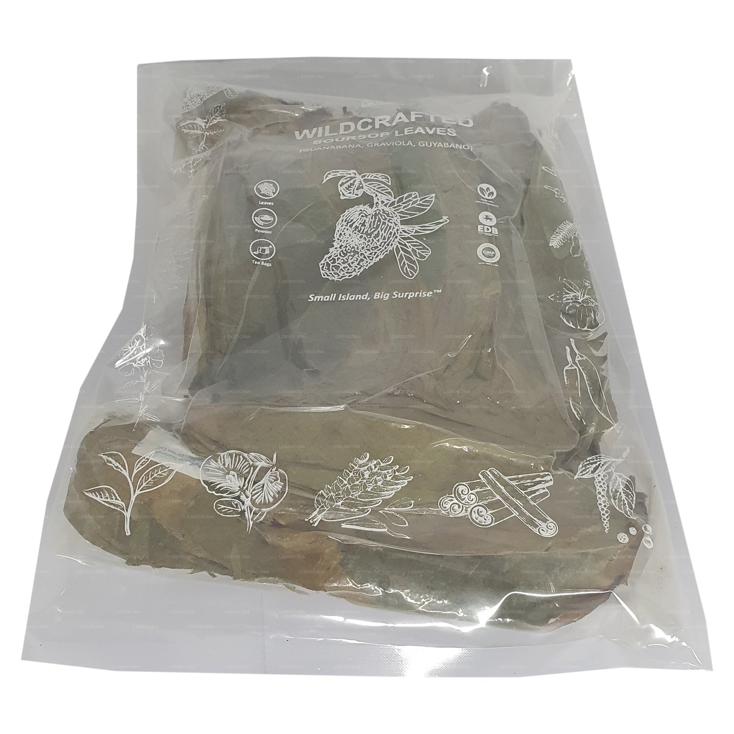 Lakpura® Wildcrafted Soursop (Guanabana, Graviola, Guyabano) Gedroogde Bladeren Heel