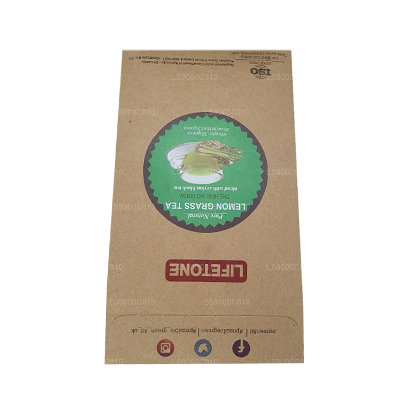 Lifetone thee met citroengras (30 g)