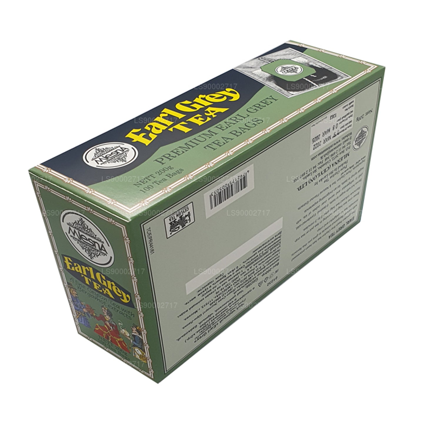 Mlesna Earl Grey theezakjes