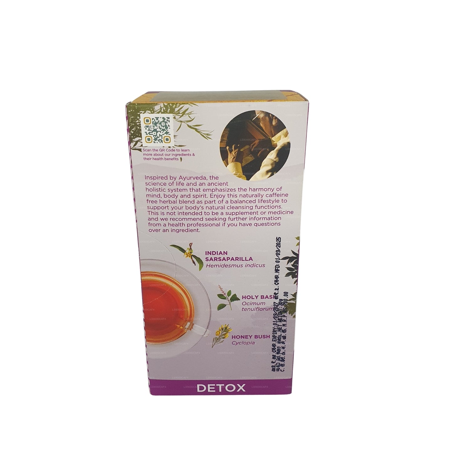 Dilmah Arana Detox natuurlijke kruideninfusie (20 theezakjes zonder etiket)