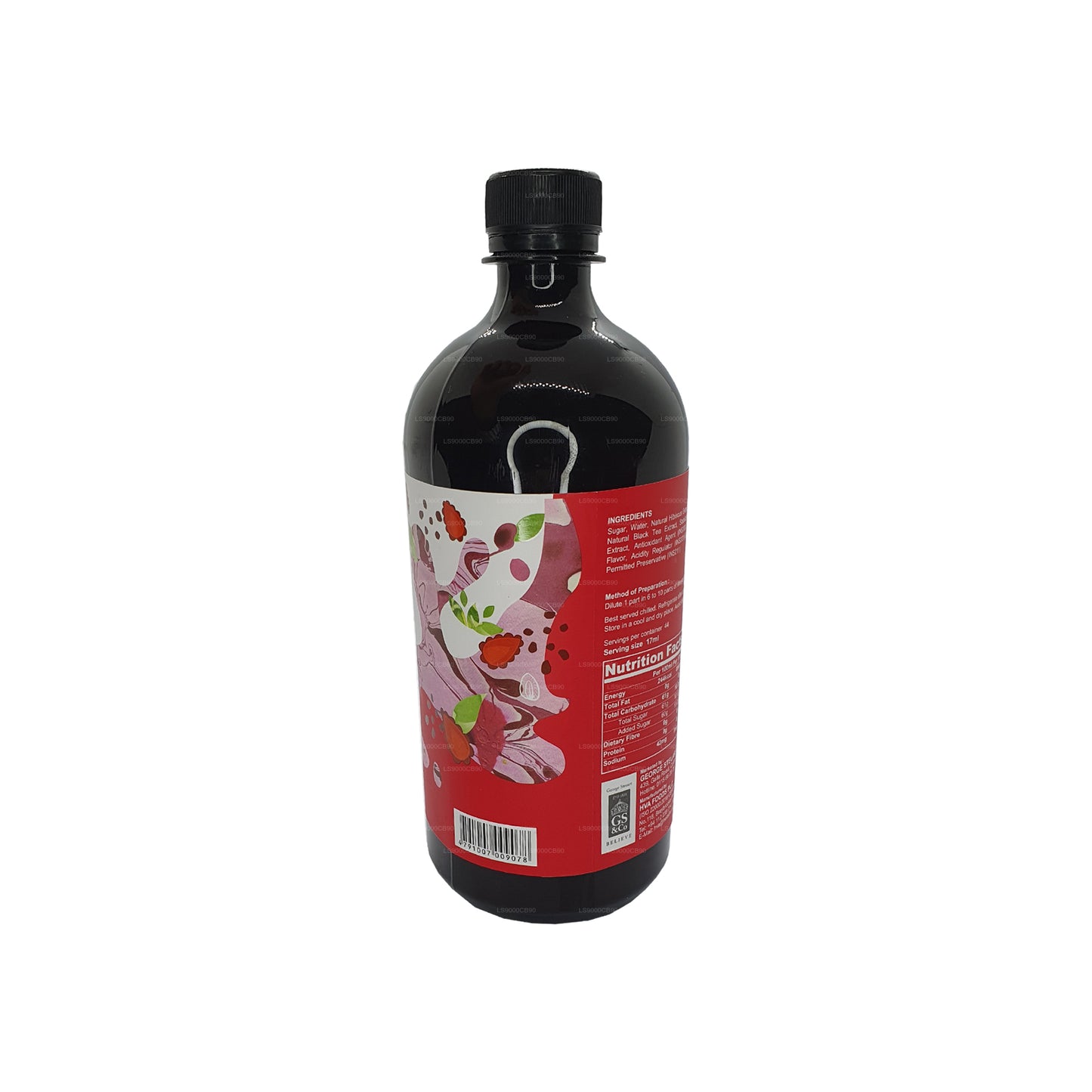 Heladiv Aardbei-ijstheeconcentraat Cordial (750 ml)