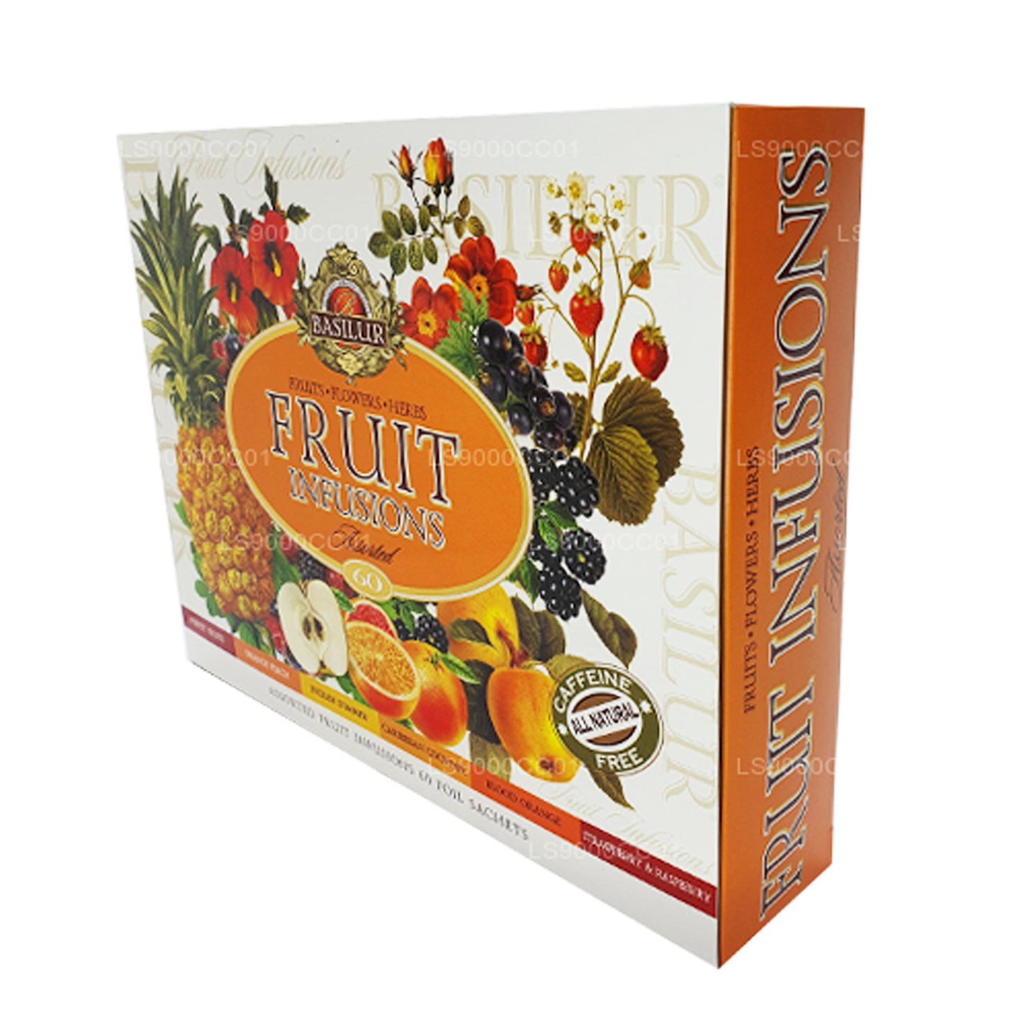 Basilur Ceylon-thee „Fruit Infusions” geassorteerd 60 theezakjes
