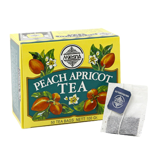 Mlesna Perzik Abrikozenthee (100 g) 50 theezakjes