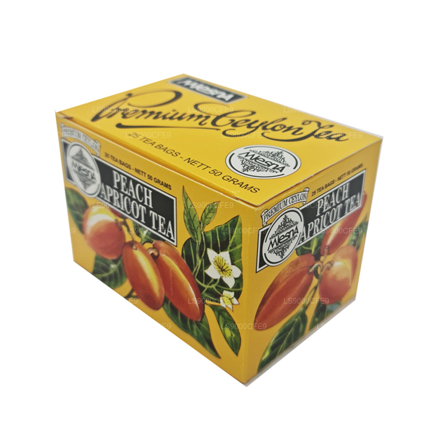 Mlesna Peach Abrikozenthee 25 theezakjes (50 g)