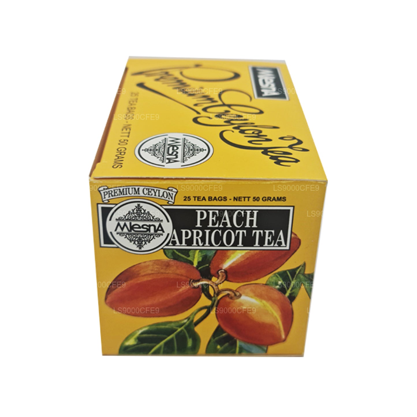 Mlesna Peach Abrikozenthee 25 theezakjes (50 g)