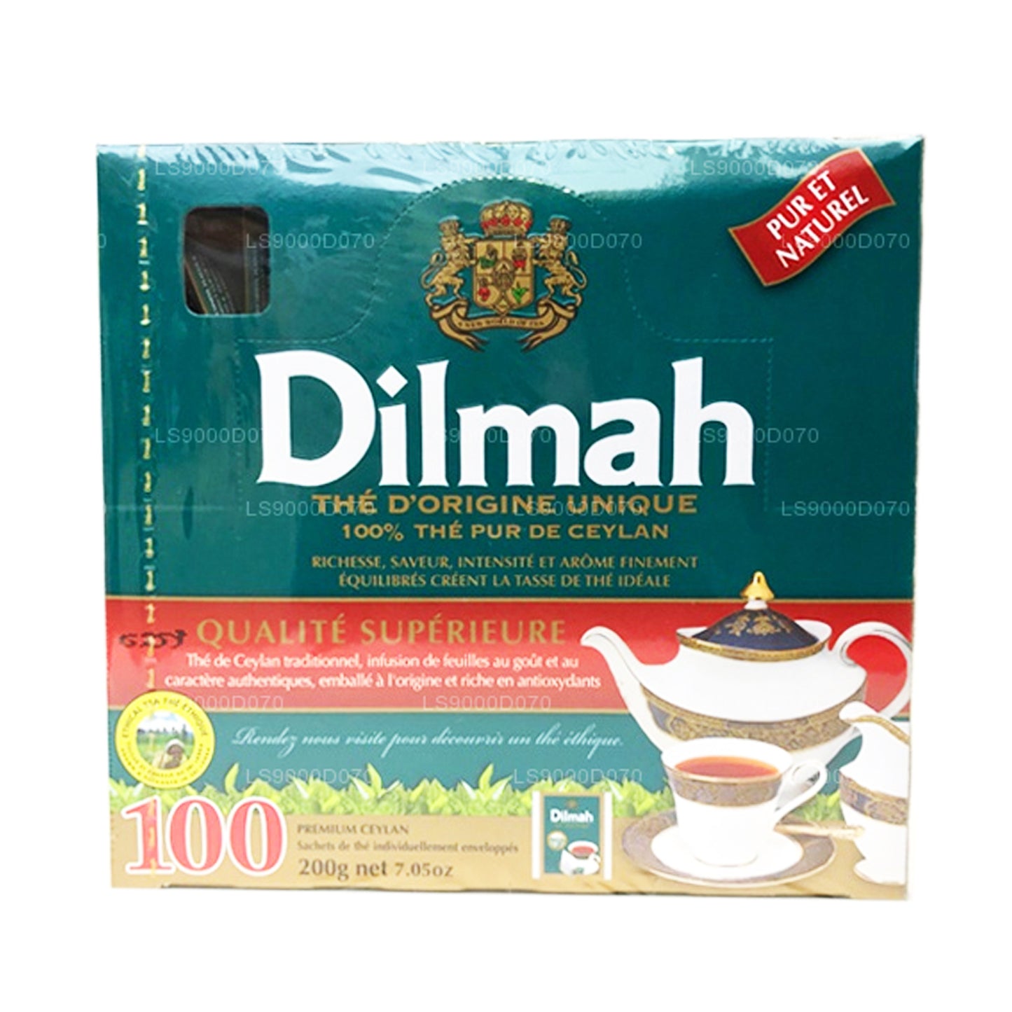 Dilmah Premiun papieren envelop (100 theezakjes)