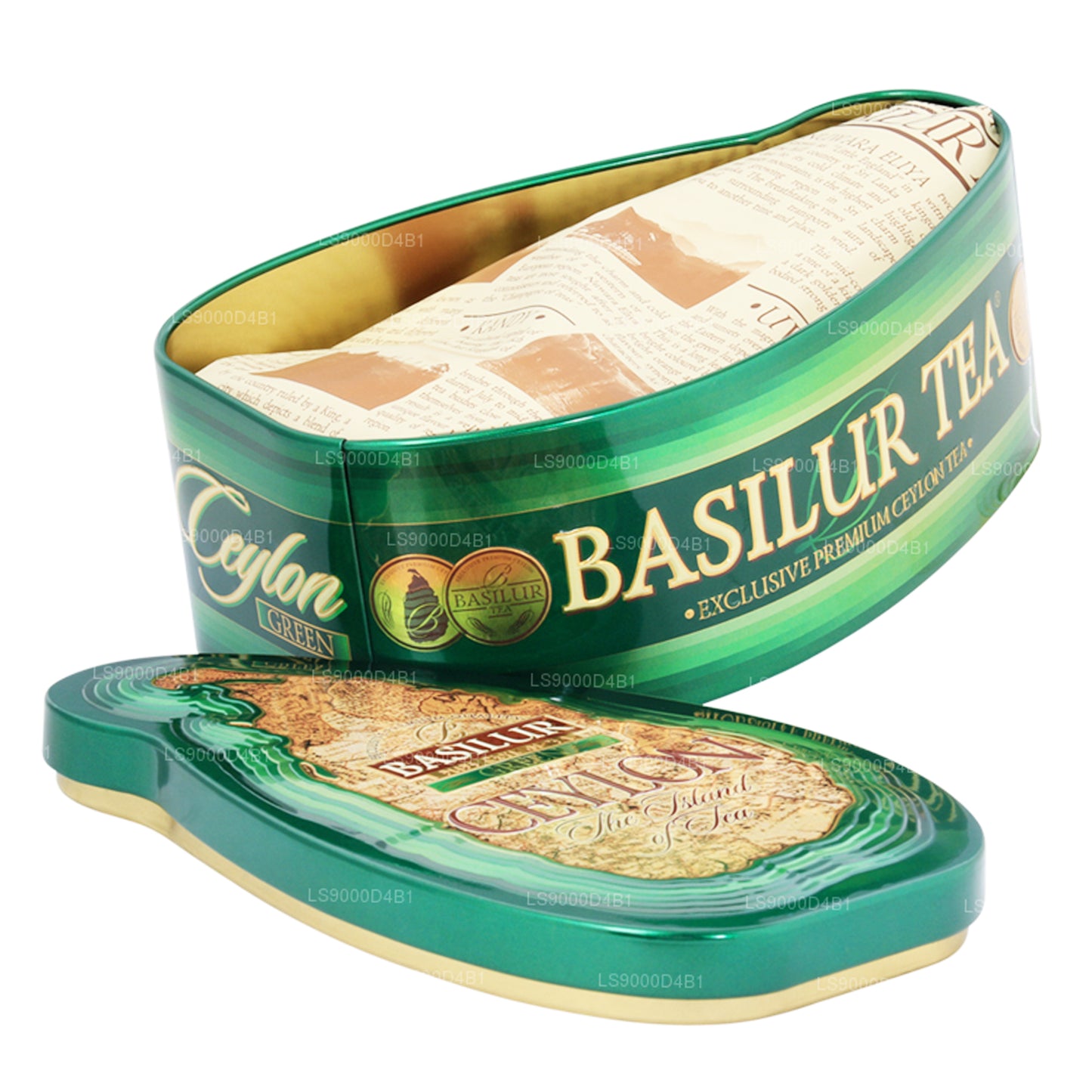 Basilur Island of Tea „Green” (100 g) Caddy