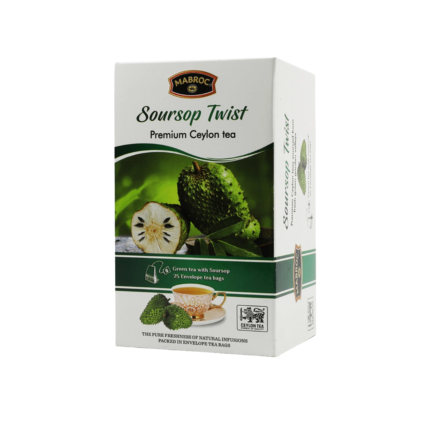 Mabroc Mabroc Fruity Range Zuurzak Twist Thee (37.5g) 25 theezakjes
