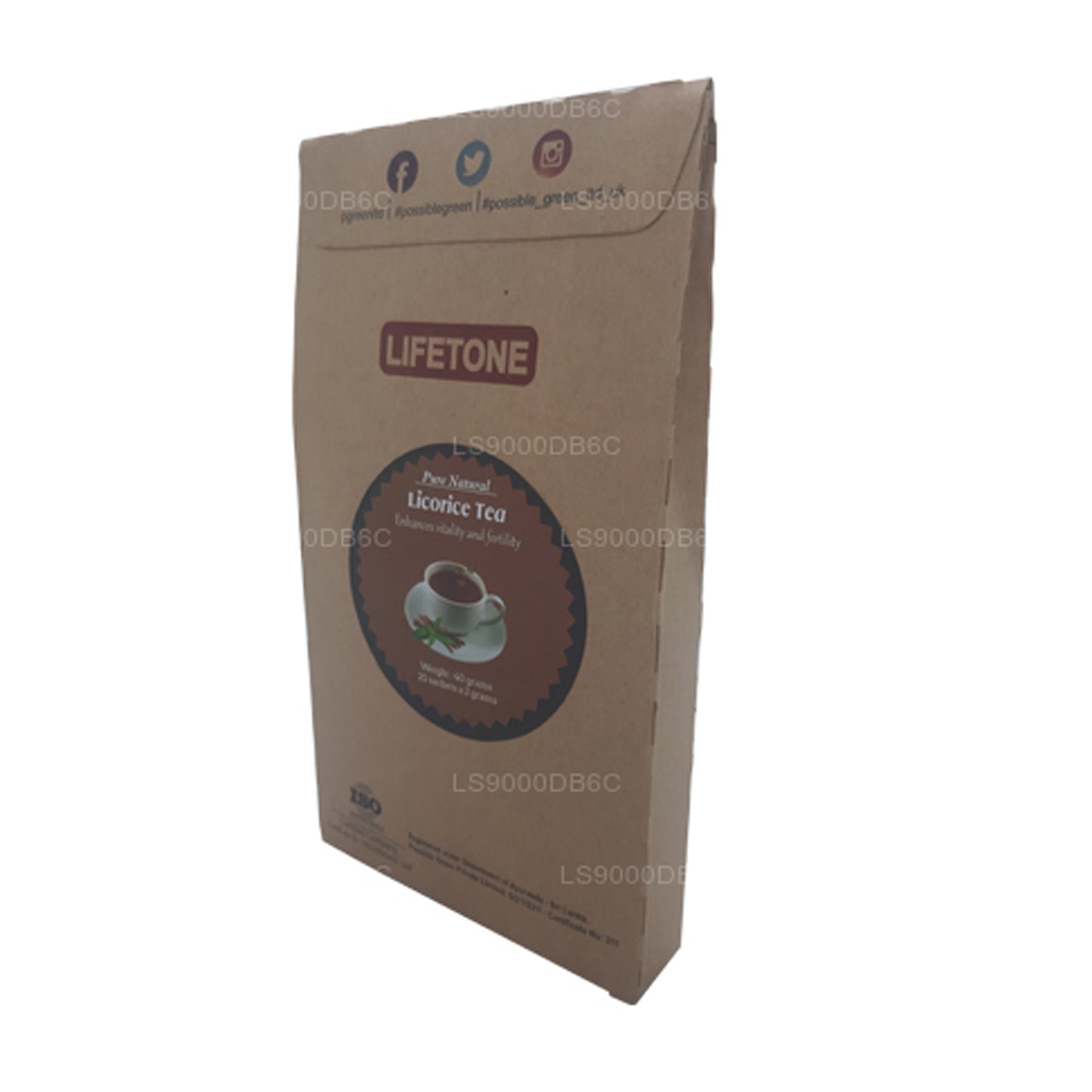 Lifetone Zoethoutthee (40 g)