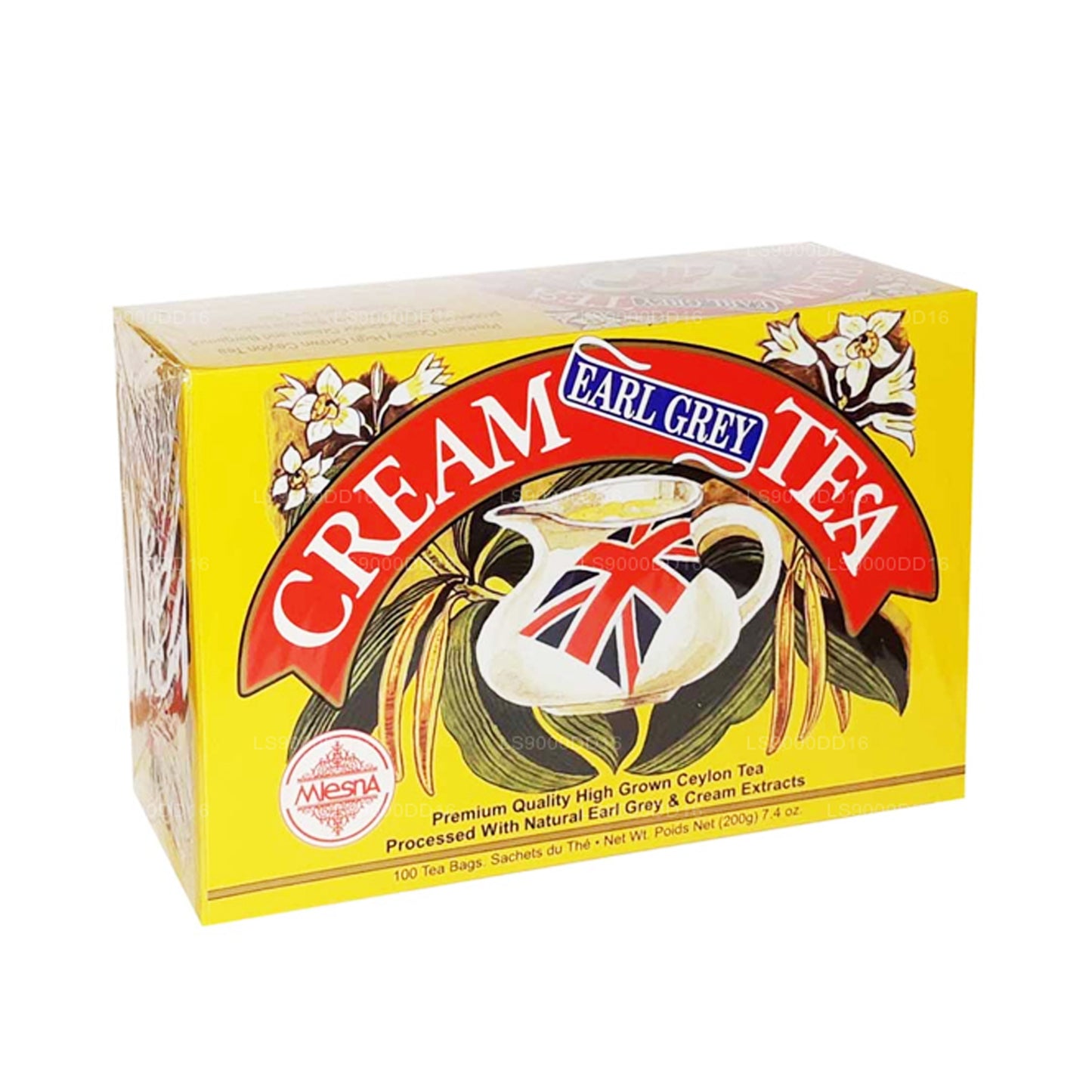 Mlesna Cream Earl Grey Thee (200 g) 100 theezakjes