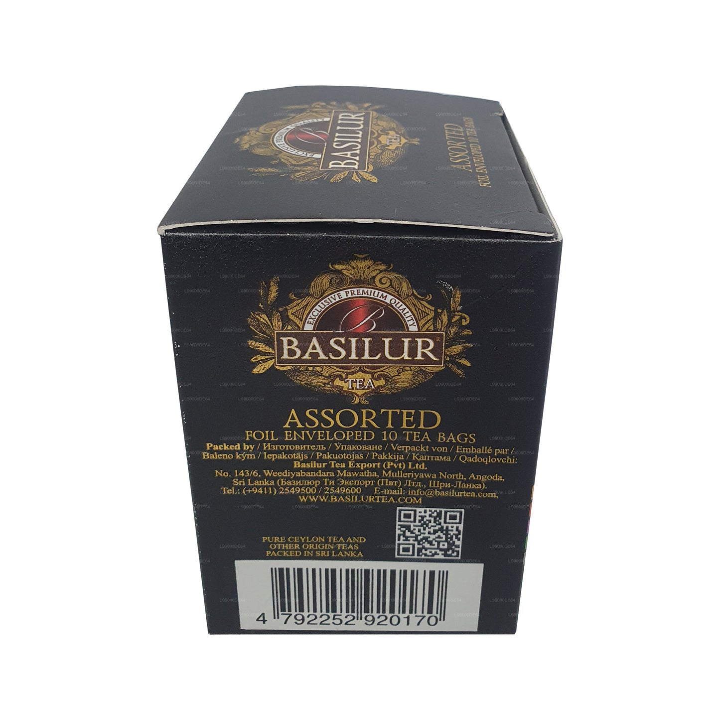 Basilur Specialty Classics Tea (19g) 10 Foil Enveloped Tea Bags