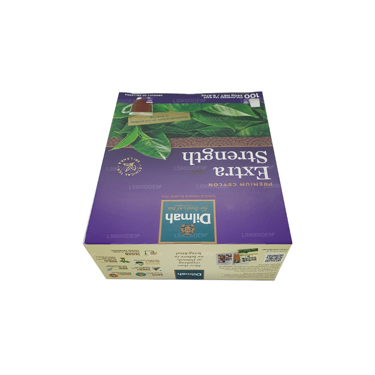 Dilmah Premium Ceylon-thee met extra sterkte (240 g) 100 theezakjes