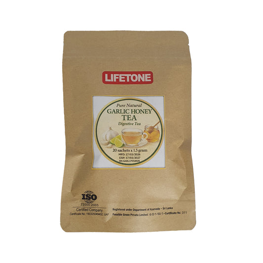 Lifetone thee met knoflook en honing (40 g)