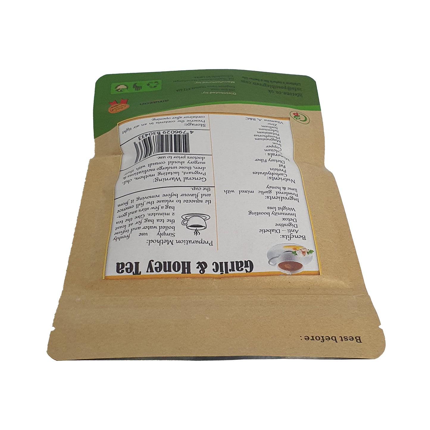 Lifetone thee met knoflook en honing (40 g)