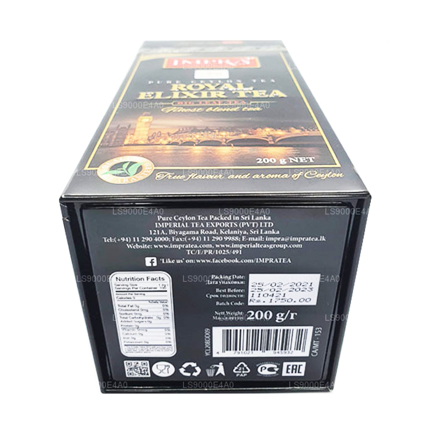 Impra Royal Elixir Knight pure Ceylon-thee (200 g)