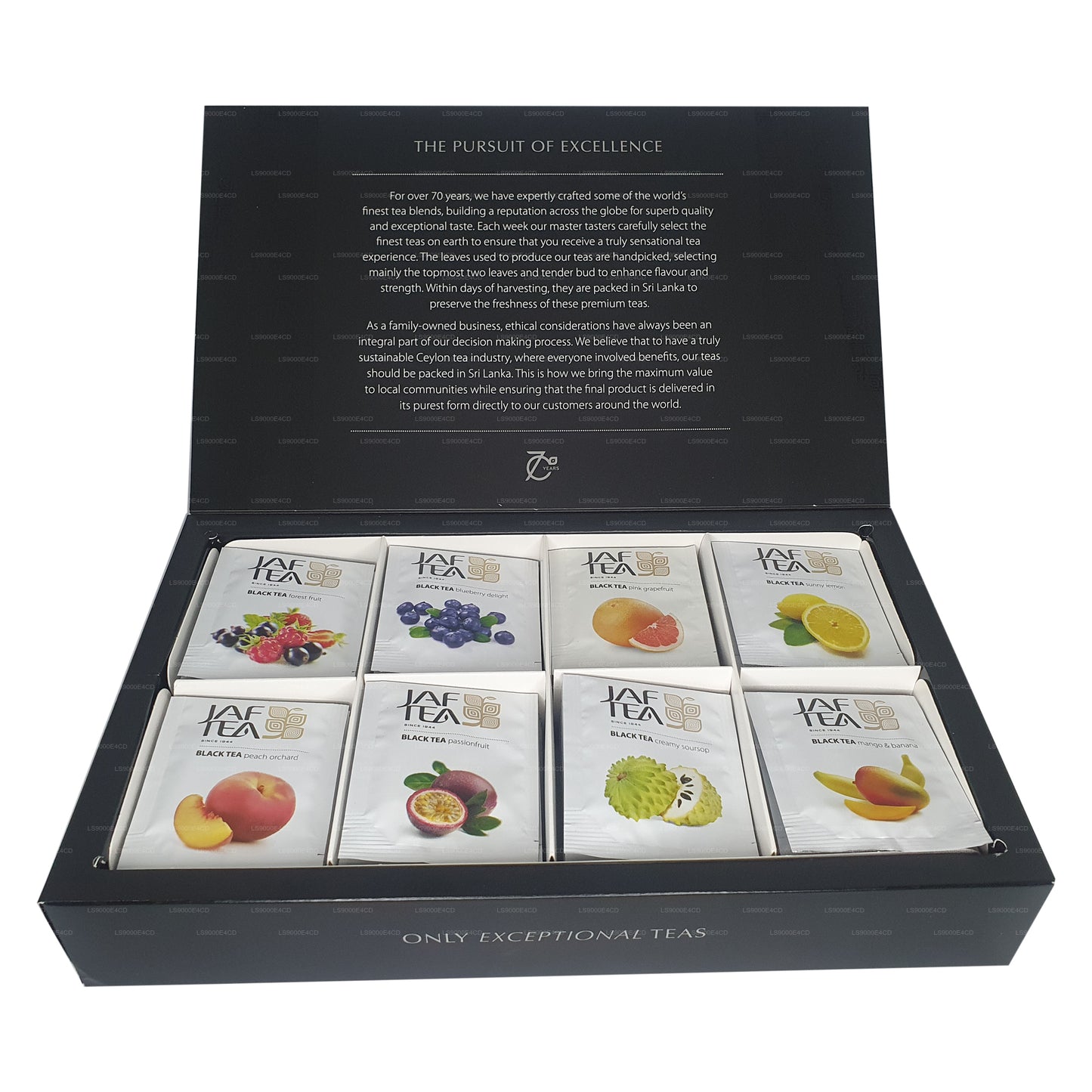 Jaf Tea Pure Fruits collectie (120 g) 80 theezakjes