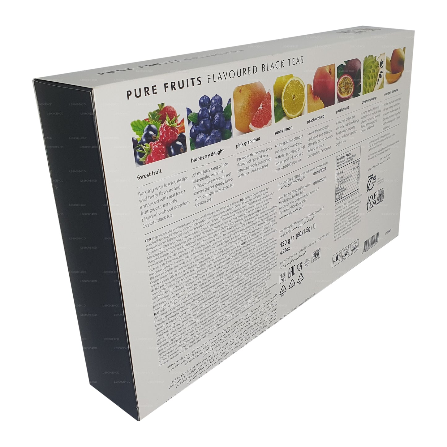 Jaf Tea Pure Fruits collectie (120 g) 80 theezakjes