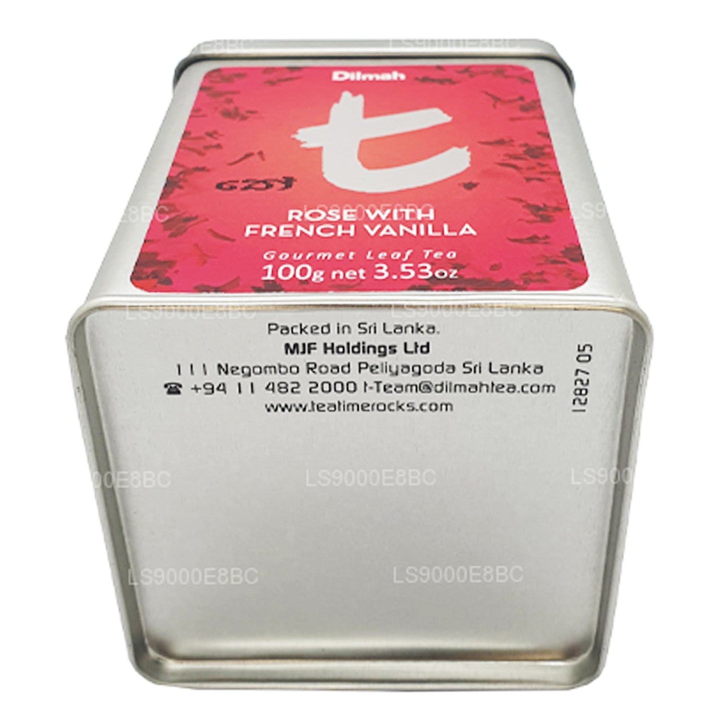 Dilmah T-serie Rose met Franse vanillethee met losse blaadjes (100 g)