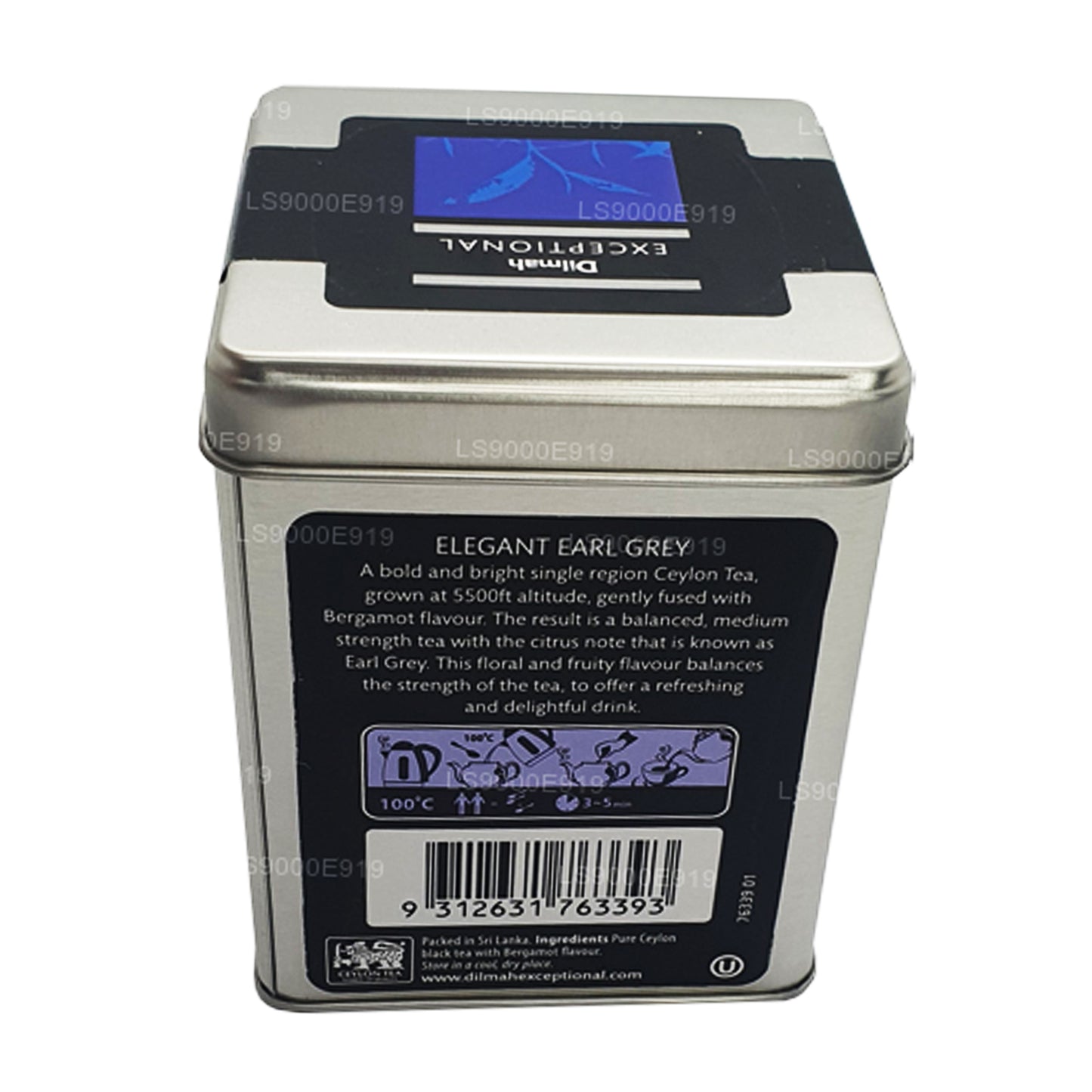 Dilmah uitzonderlijke elegante Earl Grey Real Leaf-thee (100 g)
