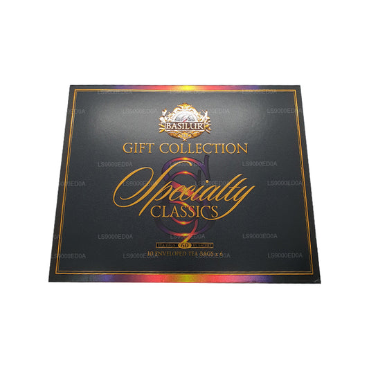 Basilur Giftbox Assorted Specialty Classics (115 g) 60 theezakjes met envelop