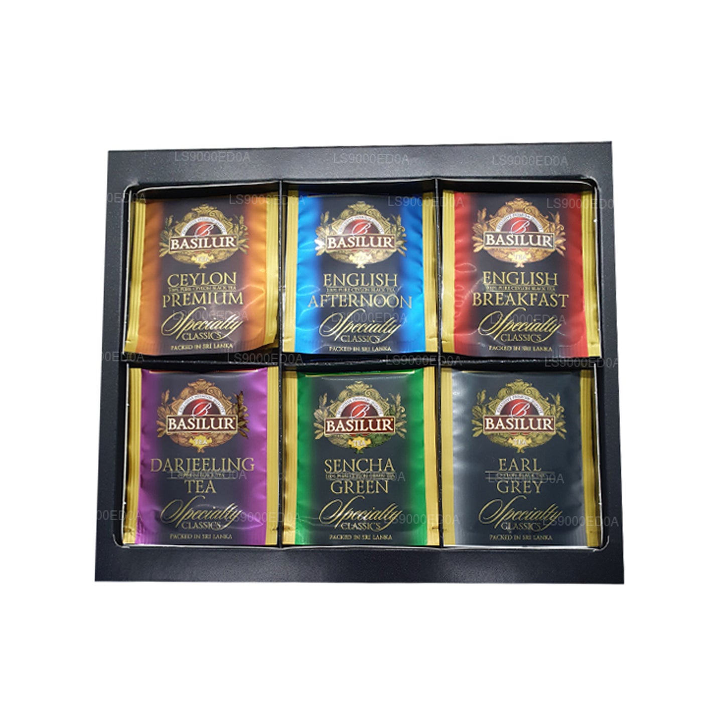 Basilur Giftbox Assorted Specialty Classics (115 g) 60 theezakjes met envelop